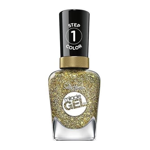 Sally Hansen Miracle Gel™ Nail Polish SET 777 Gold Glitter 781 Silver Glitter - Picture 6 of 12